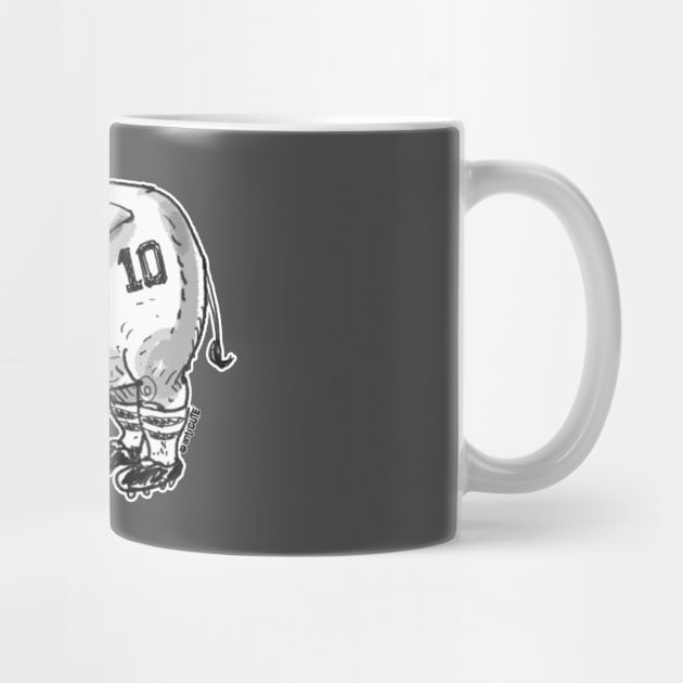 football player elephant by anticute